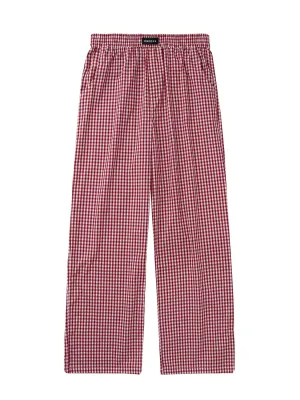 Lounge Pants Red Gingham