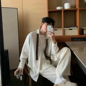 Oversized Striped Shirt